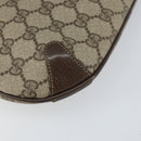 GUCCI GG Supreme Web Sherry Line Bag PVC Beige Gold Red 904 02 026 Auth 152644-15