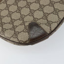 GUCCI GG Supreme Web Sherry Line Bag PVC Beige Gold Red 904 02 026 Auth 152644-17