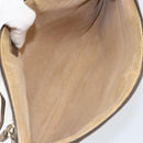 GUCCI GG Supreme Web Sherry Line Bag PVC Beige Gold Red 904 02 026 Auth 152644-10