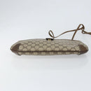 GUCCI GG Supreme Web Sherry Line Bag PVC Beige Gold Red 904 02 026 Auth 152644-5