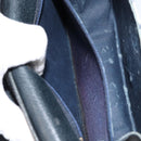 GUCCI GG Supreme Sherry Line Shoulder Bag PVC Navy Gold Red Auth 152645-12