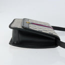 GUCCI GG Supreme Sherry Line Shoulder Bag PVC Navy Gold Red Auth 152645-3