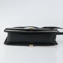 GUCCI GG Supreme Sherry Line Shoulder Bag PVC Navy Gold Red Auth 152645-5