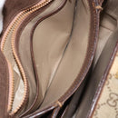 GUCCI GG Canvas Hand Bag Beige Gold Auth 152647-20