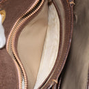 GUCCI GG Canvas Hand Bag Beige Gold Auth 152647-21