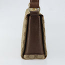 GUCCI GG Canvas Hand Bag Beige Gold Auth 152647-4