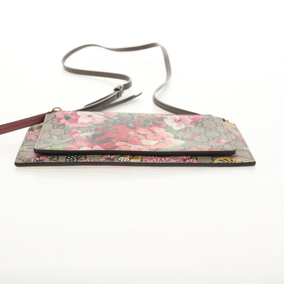 GUCCI GG Supreme Shoulder Bag PVC Beige Gold 454111 Auth 152649AM