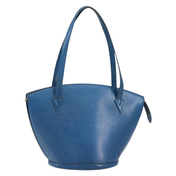LOUIS VUITTON Epi Saint Jacques Shopping Shoulder Bag Blue M52275 LV Auth 152650