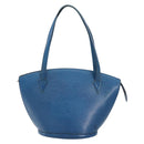 LOUIS VUITTON Epi Saint Jacques Shopping Shoulder Bag Blue M52275 LV Auth 152650-13