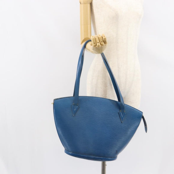 LOUIS VUITTON Epi Saint Jacques Shopping Shoulder Bag Blue M52275 LV Auth 152650
