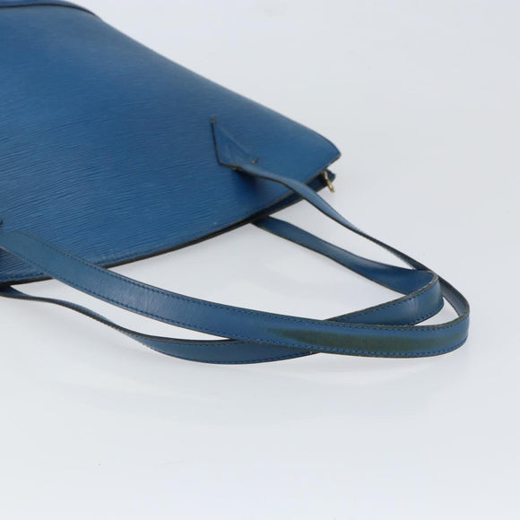 LOUIS VUITTON Epi Saint Jacques Shopping Shoulder Bag Blue M52275 LV Auth 152650