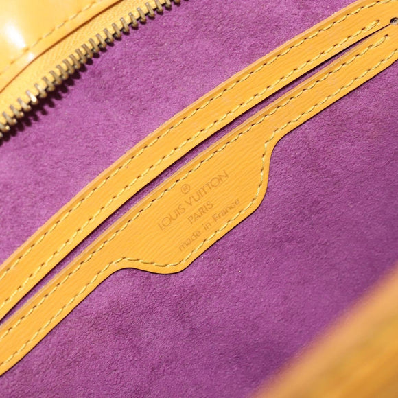 LOUIS VUITTON Epi Saint Jacques Hand Bag Yellow M52279 LV Auth 152651