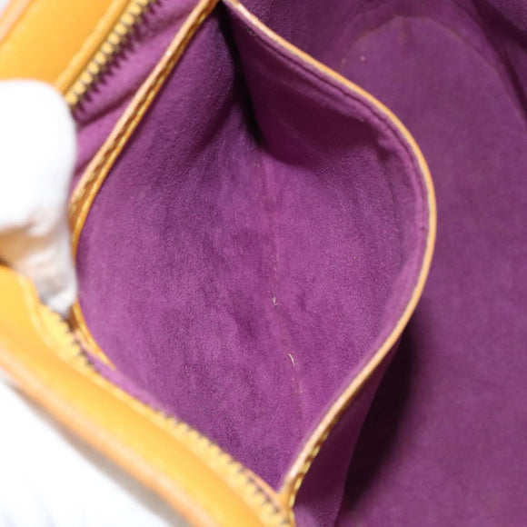 LOUIS VUITTON Epi Saint Jacques Hand Bag Yellow M52279 LV Auth 152651