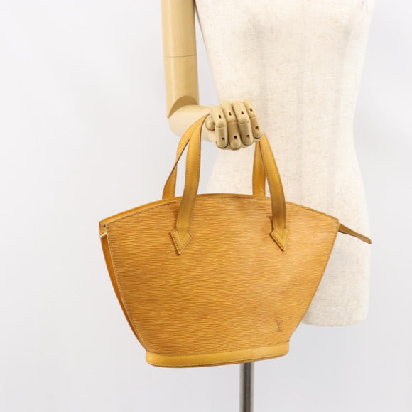 LOUIS VUITTON Epi Saint Jacques Hand Bag Yellow M52279 LV Auth 152651