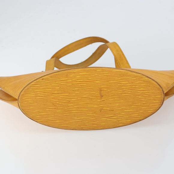 LOUIS VUITTON Epi Saint Jacques Hand Bag Yellow M52279 LV Auth 152651