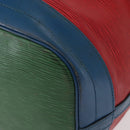LOUIS VUITTON Epi Tricolor Noe Shoulder Bag Blue Red Green M44082 LV Auth 152652-13