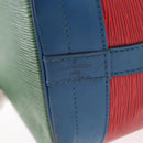 LOUIS VUITTON Epi Tricolor Noe Shoulder Bag Blue Red Green M44082 LV Auth 152652-14
