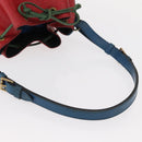 LOUIS VUITTON Epi Tricolor Noe Shoulder Bag Blue Red Green M44082 LV Auth 152652-7