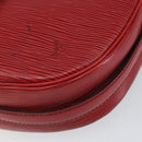 LOUIS VUITTON Epi Jeune Fille MM Shoulder Bag Red M52157 LV Auth 152654-14