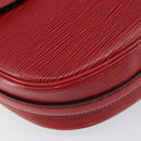 LOUIS VUITTON Epi Jeune Fille MM Shoulder Bag Red M52157 LV Auth 152654-15