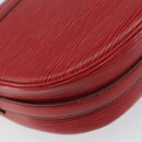 LOUIS VUITTON Epi Jeune Fille MM Shoulder Bag Red M52157 LV Auth 152654-17