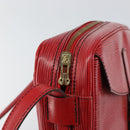 LOUIS VUITTON Epi Jeune Fille MM Shoulder Bag Red M52157 LV Auth 152654-9
