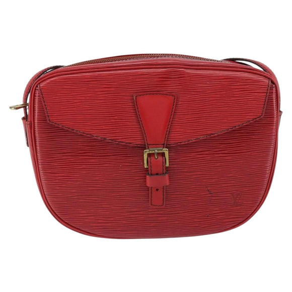 LOUIS VUITTON Epi Jeune Fille MM Shoulder Bag Red M52157 LV Auth 152654