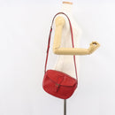 LOUIS VUITTON Epi Jeune Fille MM Shoulder Bag Red M52157 LV Auth 152654-24