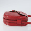 LOUIS VUITTON Epi Jeune Fille MM Shoulder Bag Red M52157 LV Auth 152654-3