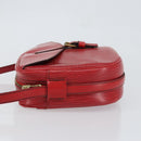 LOUIS VUITTON Epi Jeune Fille MM Shoulder Bag Red M52157 LV Auth 152654-4