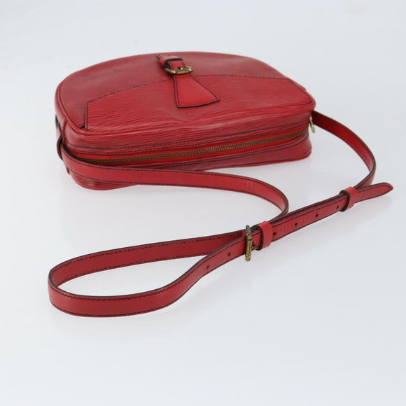 LOUIS VUITTON Epi Jeune Fille MM Shoulder Bag Red M52157 LV Auth 152654