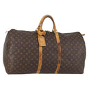 LOUIS VUITTON Monogram Keepall 60 Boston Bag M41422 LV Auth 152655-1