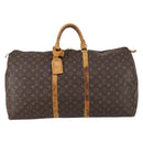 LOUIS VUITTON Monogram Keepall 60 Boston Bag M41422 LV Auth 152655-2