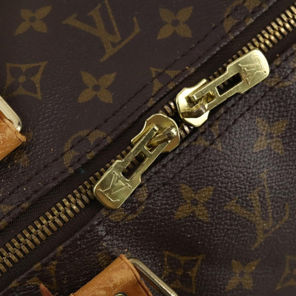 LOUIS VUITTON Monogram Keepall 55 Boston Bag M41424 LV Auth 152656