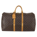 LOUIS VUITTON Monogram Keepall 55 Boston Bag M41424 LV Auth 152656-2