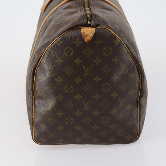 LOUIS VUITTON Monogram Keepall 55 Boston Bag M41424 LV Auth 152656