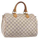 LOUIS VUITTON Damier Azur Speedy Bandouliere 30 Bag 2way N41052 LV Auth 152661-1