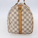 LOUIS VUITTON Damier Azur Speedy Bandouliere 30 Bag 2way N41052 LV Auth 152661-3