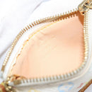 LOUIS VUITTON Monogram Multicolor Pochette Cles Purse White M92655 Auth 152662-9