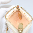 LOUIS VUITTON Monogram Multicolor Pochette Cles Purse White M92655 Auth 152662-11