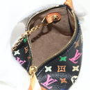 LOUIS VUITTON Monogram Multicolor Berlingo Coin Purse Black M58029 Auth 152663V-16