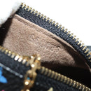 LOUIS VUITTON Monogram Multicolor Berlingo Coin Purse Black M58029 Auth 152663V-11