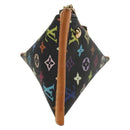 LOUIS VUITTON Monogram Multicolor Berlingo Coin Purse Black M58029 Auth 152663V-2