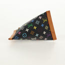 LOUIS VUITTON Monogram Multicolor Berlingo Coin Purse Black M58029 Auth 152663V-6