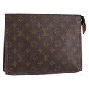 LOUIS VUITTON Monogram Poche Toilette 26 Pouch M47542 LV Auth 152665-1