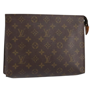 LOUIS VUITTON Monogram Poche Toilette 26 Pouch M47542 LV Auth 152665