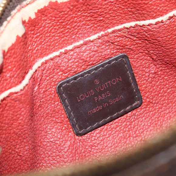 LOUIS VUITTON Damier Ebene Pochette Cosmetic PM Pouch N47516 LV Auth 152666