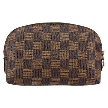 LOUIS VUITTON Damier Ebene Pochette Cosmetic PM Pouch N47516 LV Auth 152666 - 0