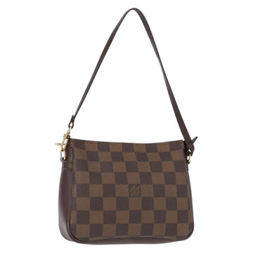 LOUIS VUITTON Damier Ebene Trousse Makeup Pouch N51982 LV Auth 152667