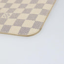 LOUIS VUITTON Damier Azur Neverfull MM Pouch LV Auth 152668-16